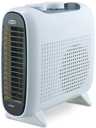 A heater with a fan is the most affordable type, safe to use, easily portable, less noisy and effectively warms the entire room.